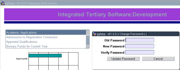 password change