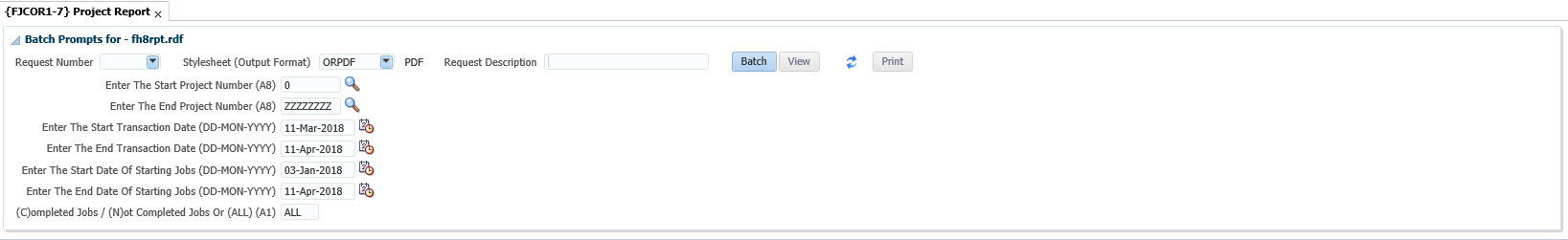 Project report