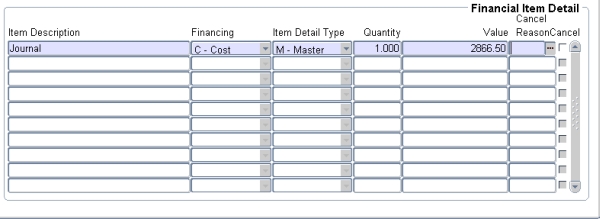 Example of ...