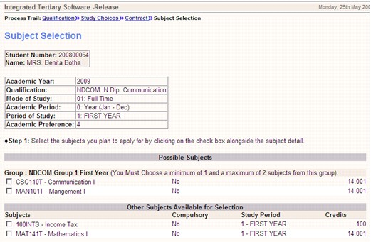 Example of ...