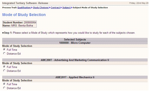 Example of ...