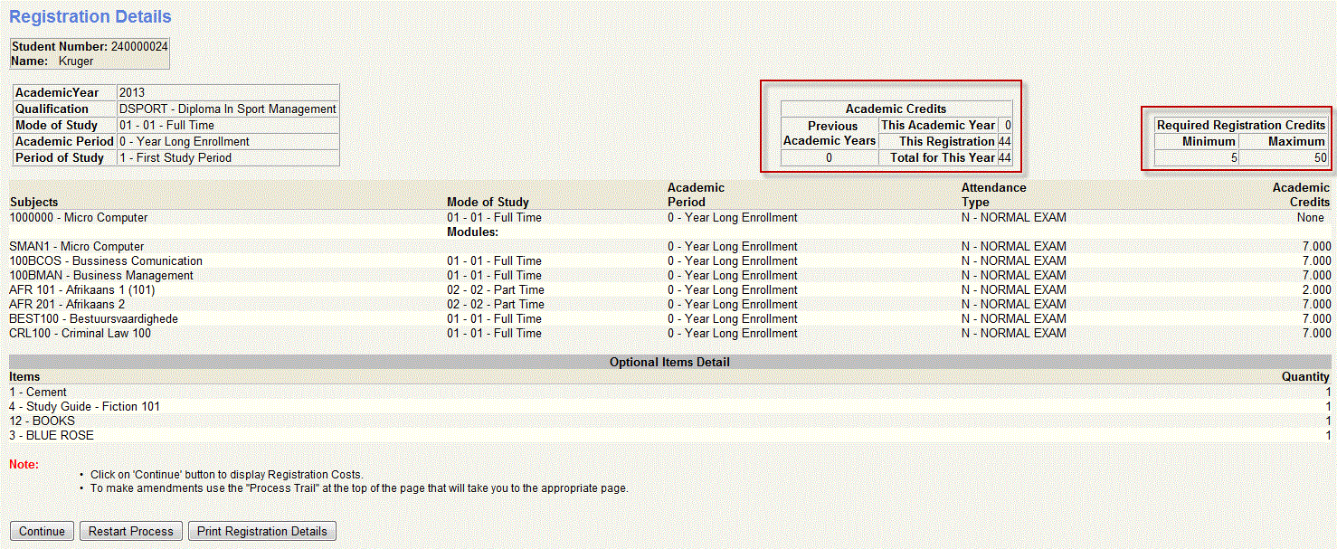 Example of ...