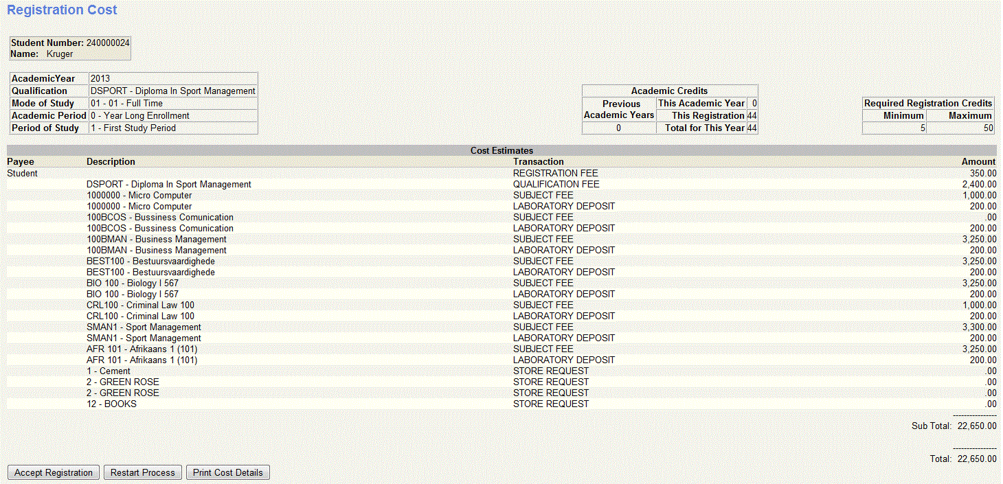 Example of ...