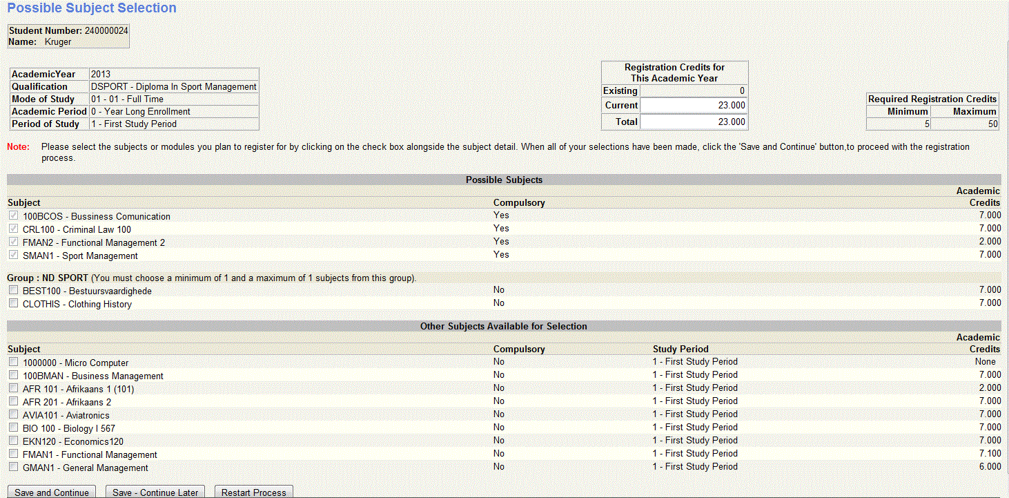 Example of ...