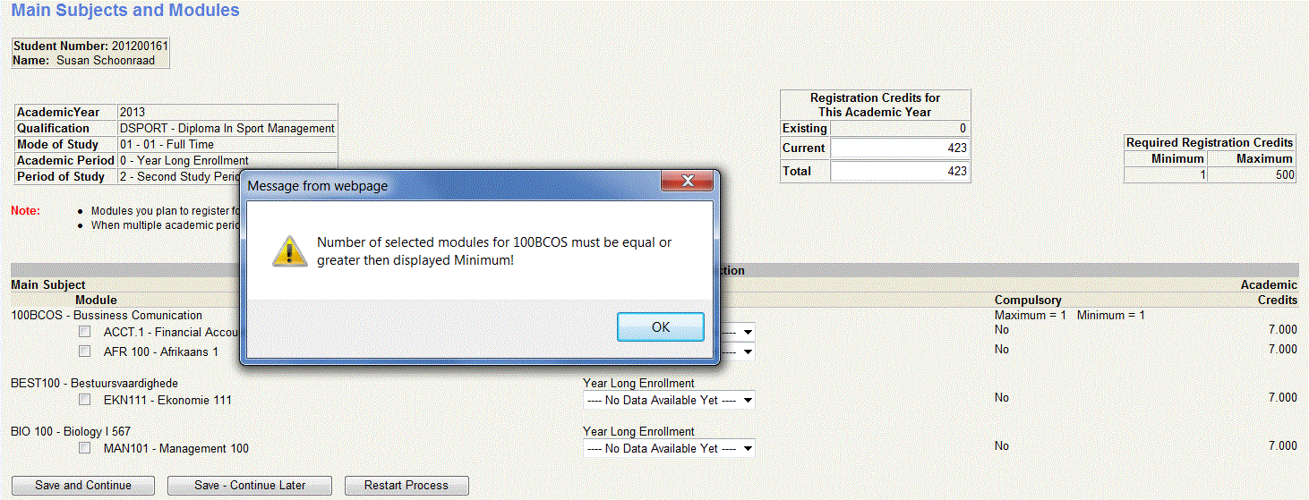 Example of ...
