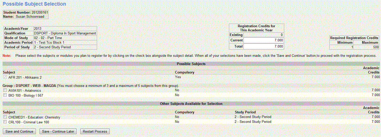 Example of ...