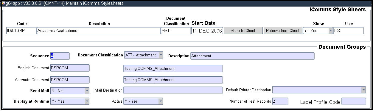 style sheet