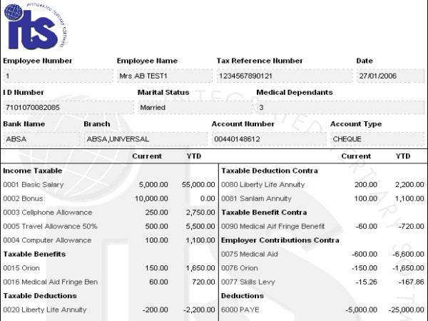 payslip