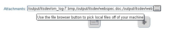 Example of ..eg logging incidents