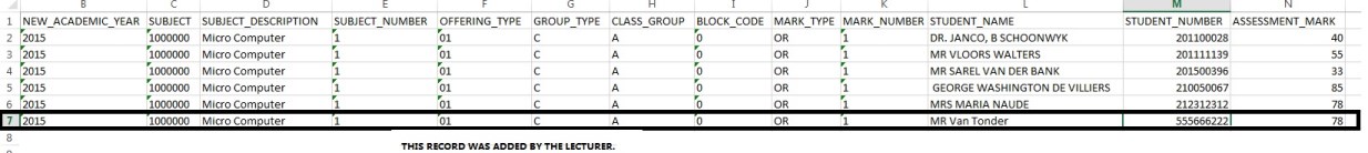 Invalid Student