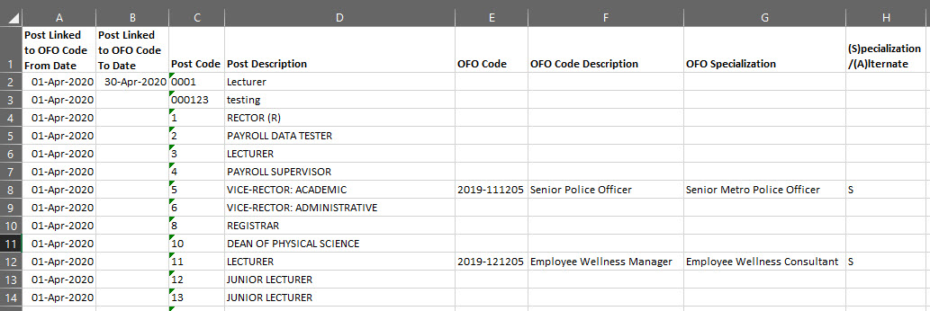 Link OFO Code and Specialization to Person {POFO-4}