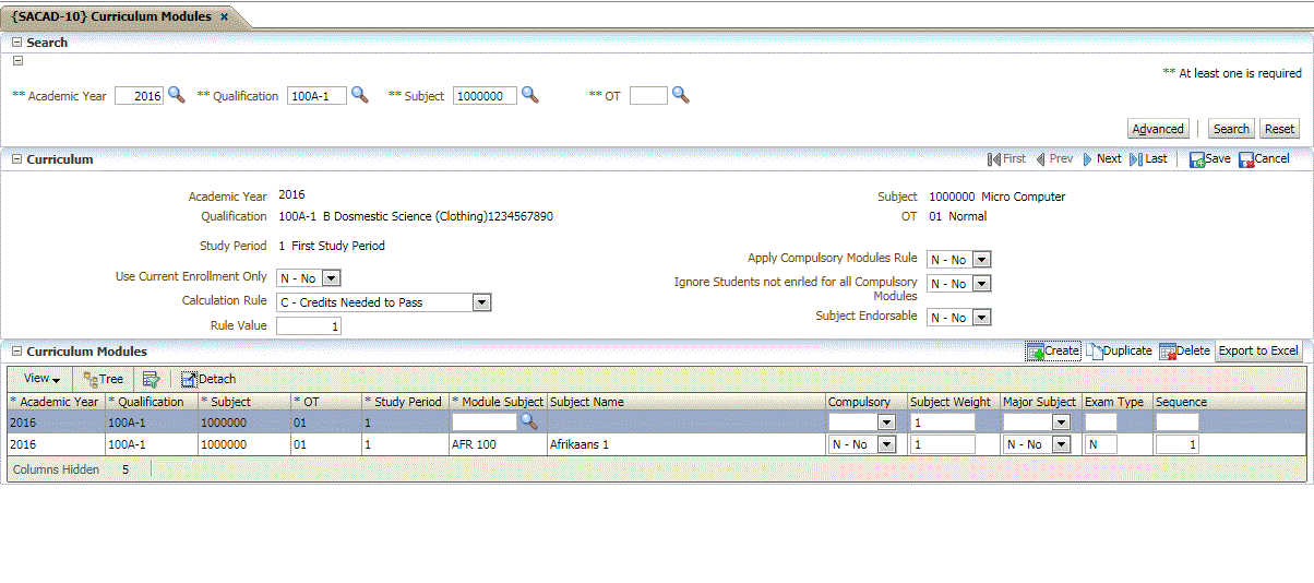 Example of ...