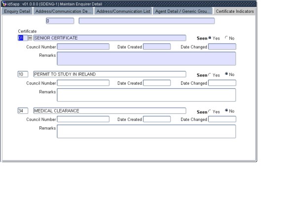 Example of Certificatr/Indicator