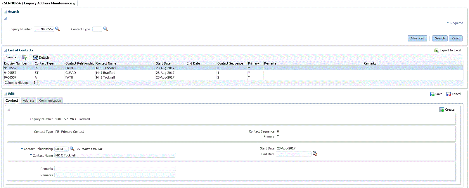 Example of ...