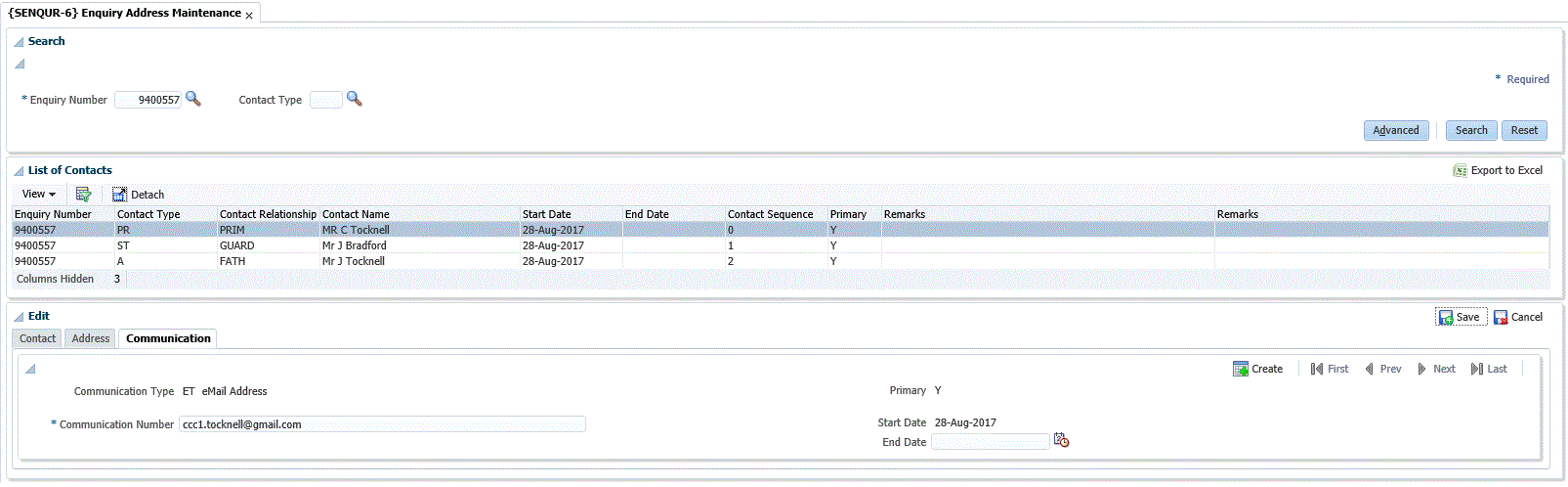 Example of ...