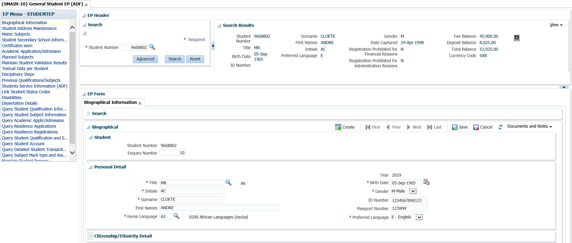 Example of ...