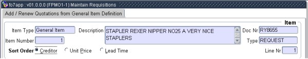 Example of ...