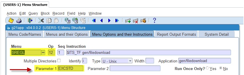 Example of ...