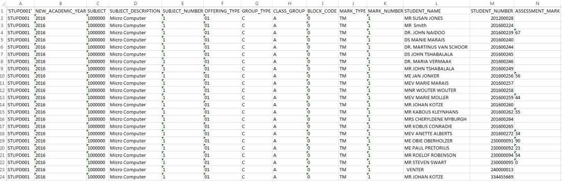 Spreadsheet