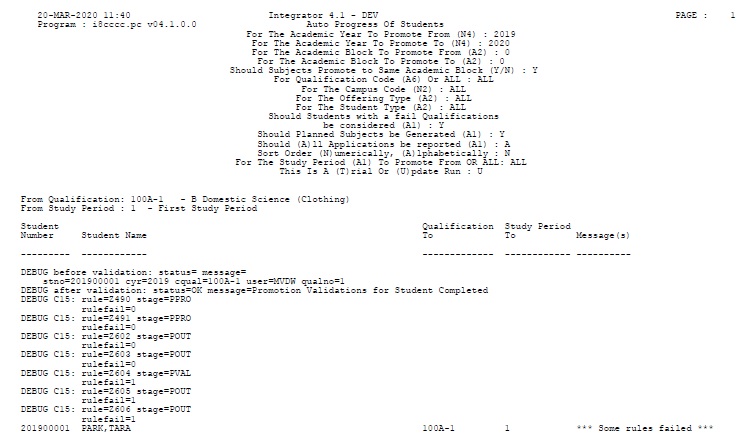 Example of ...