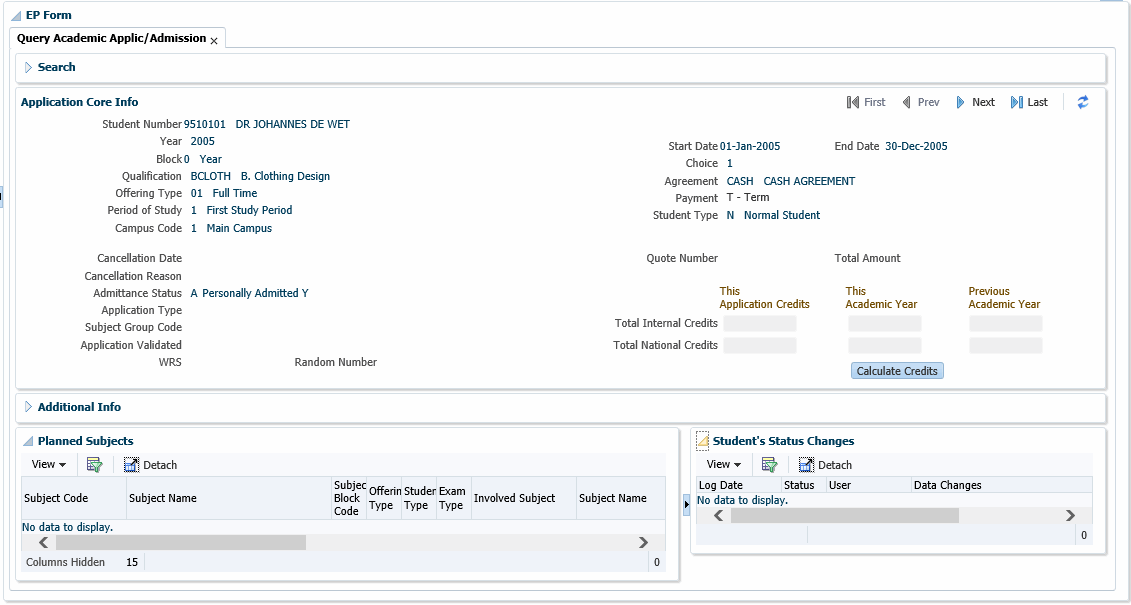 Example of ...