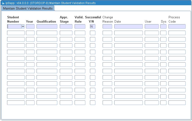 example of validation results screen stgrdop-8