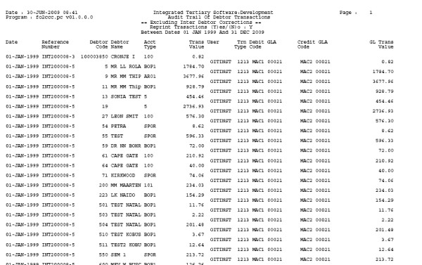 print audit trail