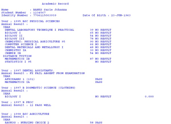 Example of ...