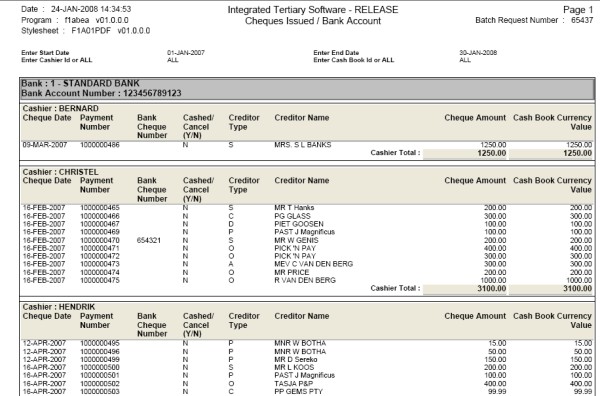 Example of ...