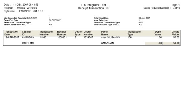 Example of ...