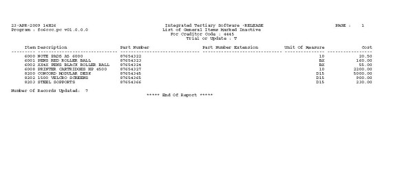 Example of ...