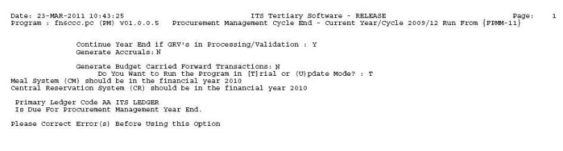 year end close