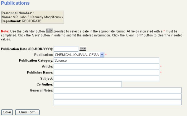 publications