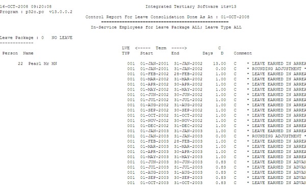 Example of ...