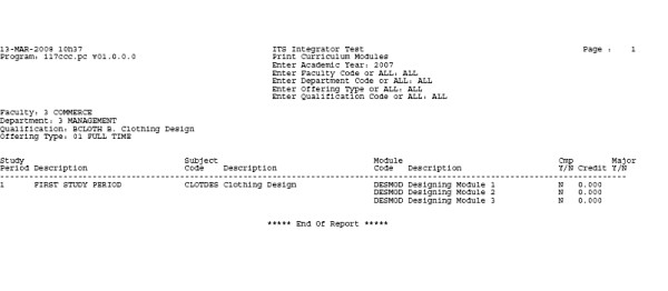 Example of ...