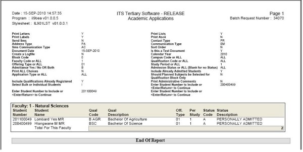 Example of ...