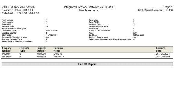 Example of ...