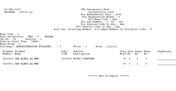 Example of ...