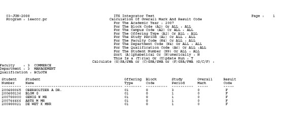 Example of ...