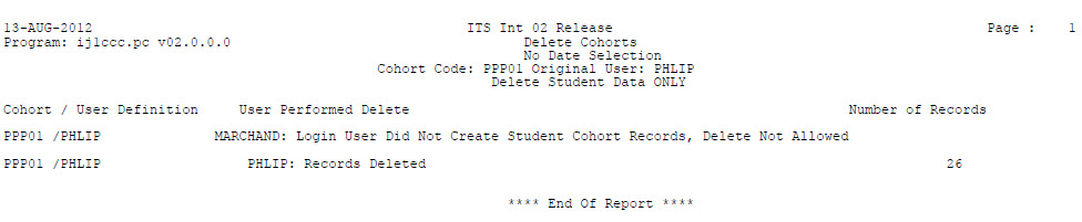 Example of ...